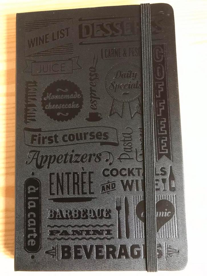 Carnet Moleskine Journal des restaurants, Divers, Cahiers de notes, Comme neuf, A5