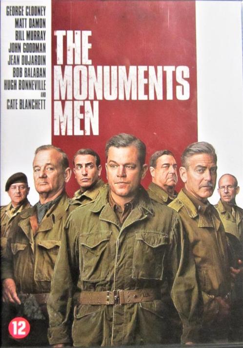 DVD OORLOG- THE MONUMENTS MEN (MATT DAMON-GEORGE CLOONEY), Cd's en Dvd's, Dvd's | Actie, Zo goed als nieuw, Oorlog, Alle leeftijden
