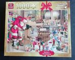 King kerst puzzel Santa's workshop - 1000 stuks, Ophalen of Verzenden, Gebruikt