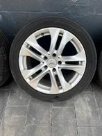 Originele Mercedes velgen 17 inch + banden (5x112), Auto's, Mercedes-Benz, Lichtmetalen velgen, Particulier, C-Klasse, Te koop