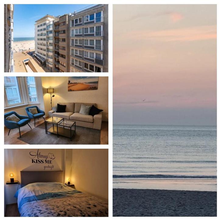 Vakantieappartement zeezicht Oostende (4p), Vakantie, Vakantiehuizen | België, Appartement, Overige, Aan zee, 1 slaapkamer, Eigenaar