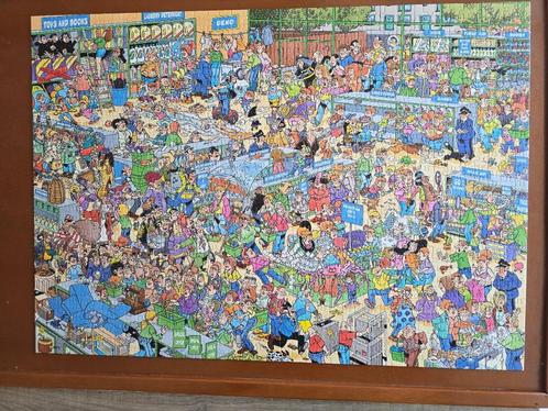 Puzzel Jan Van Haasteren - de drogisterij, Hobby en Vrije tijd, Denksport en Puzzels, Zo goed als nieuw, Legpuzzel, 500 t/m 1500 stukjes