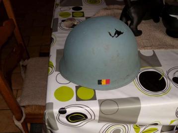 abl helm luchtmacht  buiten en binnen helm m51, Enlèvement ou Envoi, Armée de l'air, Casque ou Béret