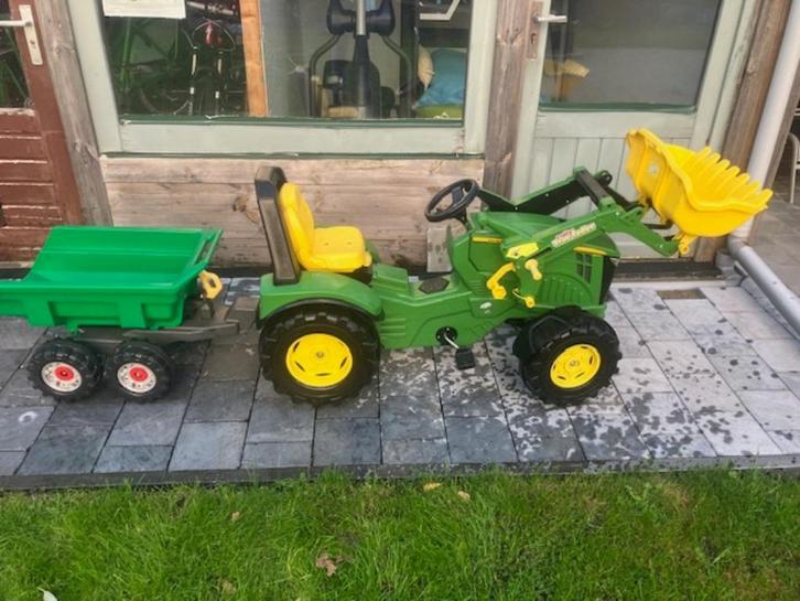 Tractor. Traptractor John Deere, Kinderen en Baby's, Speelgoed | Buiten | Voertuigen en Loopfietsen, Zo goed als nieuw, Trapvoertuig