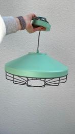 Mooie muntgroene hanglamp, Ophalen of Verzenden, Zo goed als nieuw