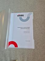Vives - onderwijs en maatschappij, Boeken, Studieboeken en Cursussen, Ophalen of Verzenden, Zo goed als nieuw, Hogeschool