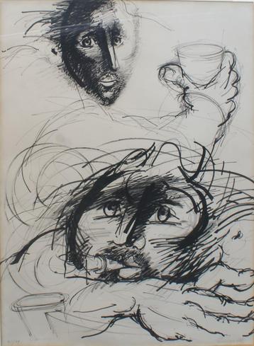 Roger Somville (1923-2014): Litho 93/99 (72 x 92 cm) beschikbaar voor biedingen