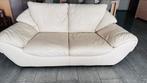 Loungebank Natuzzi 3+2 buffelleer, Huis en Inrichting, Zetels | Zetels, Gebruikt, Rechte bank, Leer