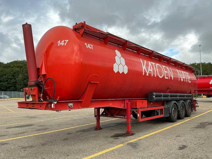 2001 Feldbinder KIP 63 3 Oplegger (75165-148), Auto's, Vrachtwagens, Bedrijf, Aanhangers en Opleggers, Overige brandstoffen
