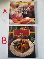 2 Kookboeken in zeer goede staat. A: De Mediterrane keuken:, Boeken, Gezondheid, Dieet en Voeding, Nieuw, Ophalen of Verzenden