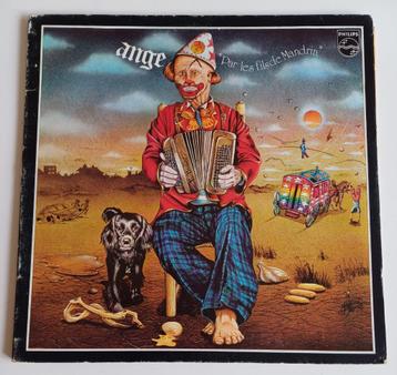 33T LP ANGE Par Les Fils de Mandrin FRANCE 1976 Prog Rock