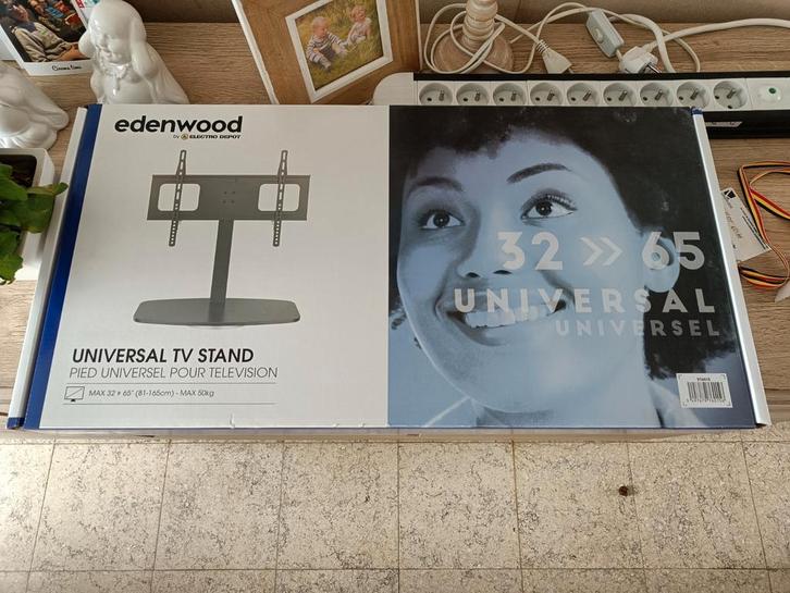 Tv standaard 32 tot 65inch (zwart mat), Audio, Tv en Foto, Televisiebeugels, Nieuw, Ophalen