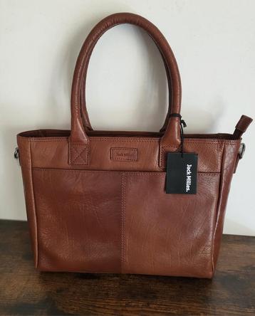Hand/schoudertas met riem van echt Leder *Nieuw* beschikbaar voor biedingen