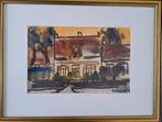 Alfons Vermeir 1905-1994 origineel aquarel + zeldzame boeken, Ophalen of Verzenden