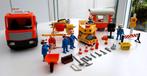 Playmobil pletwals bouwkeet met betonmolen 3207 bouwvakkers, Kinderen en Baby's, Speelgoed | Playmobil, Complete set, Gebruikt