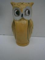 Art deco zoutvaatje in de vorm van een uil, Ophalen of Verzenden, Gebruikt, Vogel, Beeldje of Figuurtje
