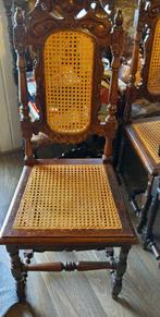 rieten stoel 4 stuks, Antiek en Kunst, Ophalen