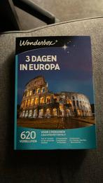 Wonderbox 3 dagen europa, Tickets & Billets