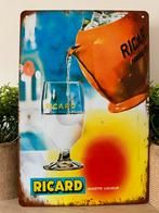 Metalen reclamebord Ricard, Verzamelen, Ophalen of Verzenden, Nieuw, Reclamebord