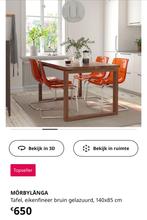 Ikea eettafel MÖRBYLÅNGA, Huis en Inrichting, Ophalen, Zo goed als nieuw