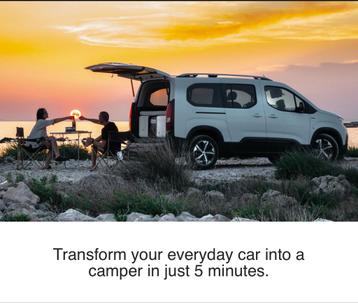 Nieuwe FLIP Camping Box – dé kampeeroplossing voor je auto beschikbaar voor biedingen