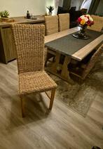 Rotan stoelen 6x, Huis en Inrichting, Stoelen, Ophalen, Zo goed als nieuw