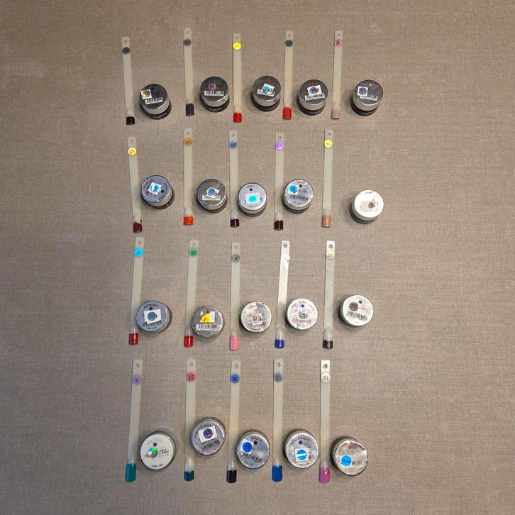 20 potjes gel abstract, Handtassen en Accessoires, Uiterlijk | Cosmetica en Make-up, Ophalen of Verzenden