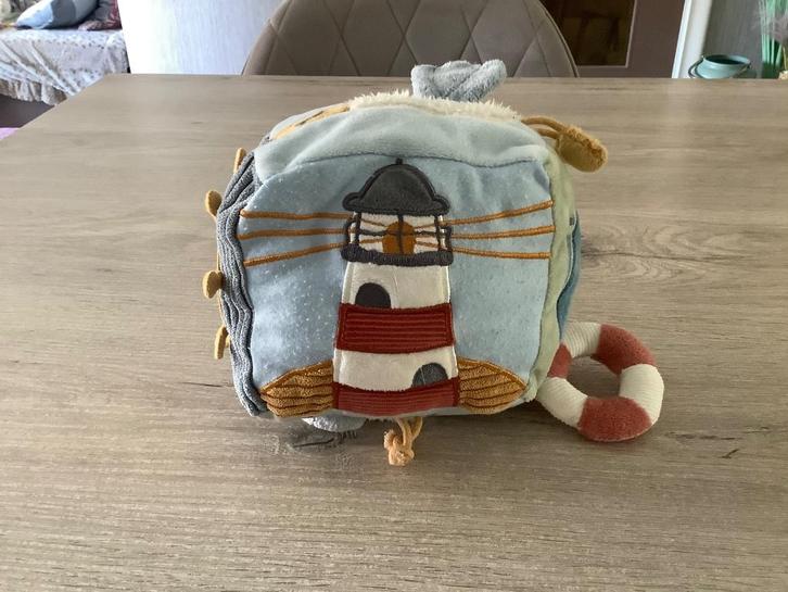 Little Dutch pluche activiteiten kubus, Kinderen en Baby's, Speelgoed | Babyspeelgoed, Zo goed als nieuw, Overige typen, Ophalen of Verzenden