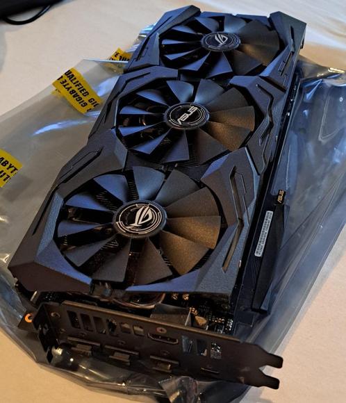 Asus Geforce RTX 2060 Super ROG-STRIX-RTX2060S-O8G-GAMING Vi, Computers en Software, Videokaarten, Zo goed als nieuw, Nvidia, PCI-Express 3.0