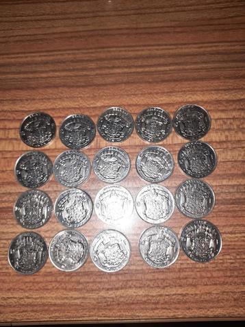 20 stukken 10 BEF Boudewijn beschikbaar voor biedingen