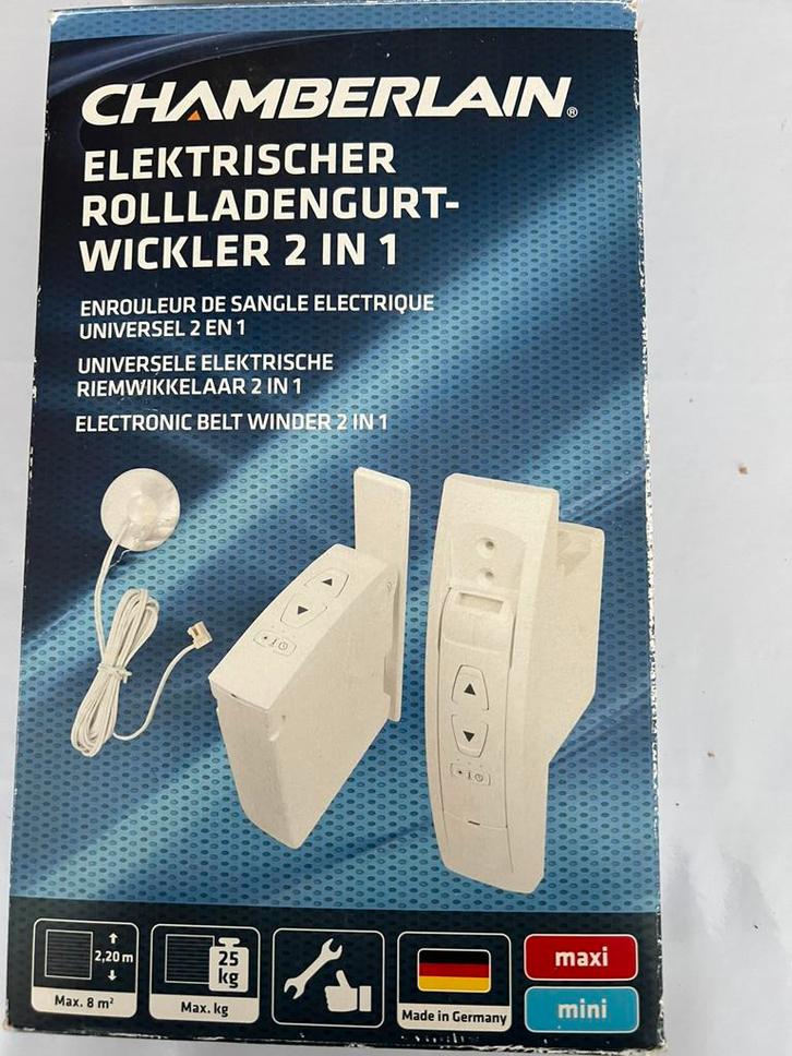 Chamberlain elektrische rolluik, Doe-het-zelf en Bouw, Overige Doe-Het-Zelf en Bouw, Nieuw, Ophalen