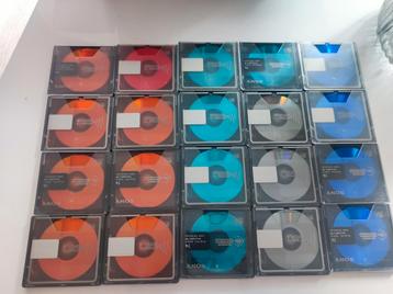 Set van 20 Sony 74min MiniDiscs - Color Collection beschikbaar voor biedingen