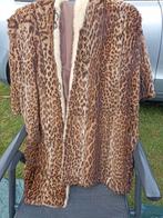 Jas bontjas leopard met hermelijn, Vêtements | Femmes, Vestes | Hiver, Comme neuf, Enlèvement ou Envoi