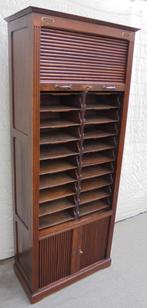 Prachtige  rolluikkast papierkast ladekast archiefkast, Antiek en Kunst, Ophalen of Verzenden