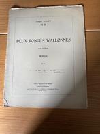 Joseph Jongen – Deux Rondes Wallonnes Op. 40 nr. 2, Gebruikt, Klassiek, Ophalen of Verzenden, Artiest of Componist