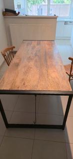 houten tafel 220x90cm, Ophalen, 200 cm of meer, 50 tot 100 cm, Zo goed als nieuw
