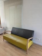 Compacte lederen 3-zit Zetel, Ophalen, 150 tot 200 cm, Driepersoons, Zo goed als nieuw