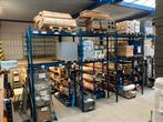 150 m2 entresolvloer onderaan palletstellingen, Ophalen, Pelser, Info@pelser-bv.be, Pelser