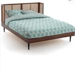 Rotan bed, Huis en Inrichting, Ophalen, Bruin, 200 cm, 160 cm