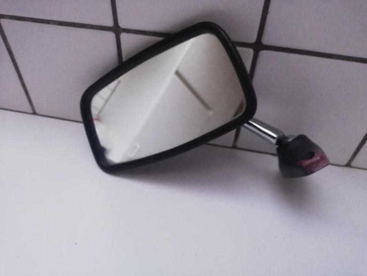 spiegel oldtimer zwart met chroom, Auto-onderdelen, Spiegels, Ophalen of Verzenden