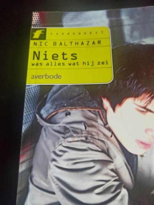 Niets de Nic Balthazar, Livres, Romans, Utilisé, Enlèvement ou Envoi