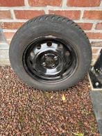 4 stalen velgen met winterbanden, Ophalen, 14 inch, Gebruikt, Velg(en)