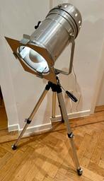 Vintage spot light staanlamp, Huis en Inrichting, Ophalen, Gebruikt, Metaal of Aluminium, Vloerspot of Grondspot