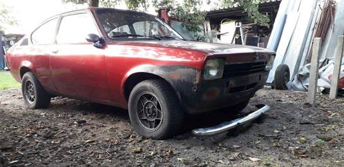 originele opel kadett c coupe 1.9GTE, Auto's, Oldtimers, Particulier, Opel, Benzine, Coupé, 2 deurs, Handgeschakeld, Rood, Zwart