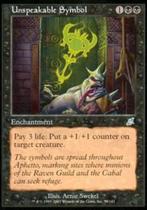 Unspeakable Symbol - SCG - MTG - lp, Hobby en Vrije tijd, Verzamelkaartspellen | Magic the Gathering, Ophalen of Verzenden