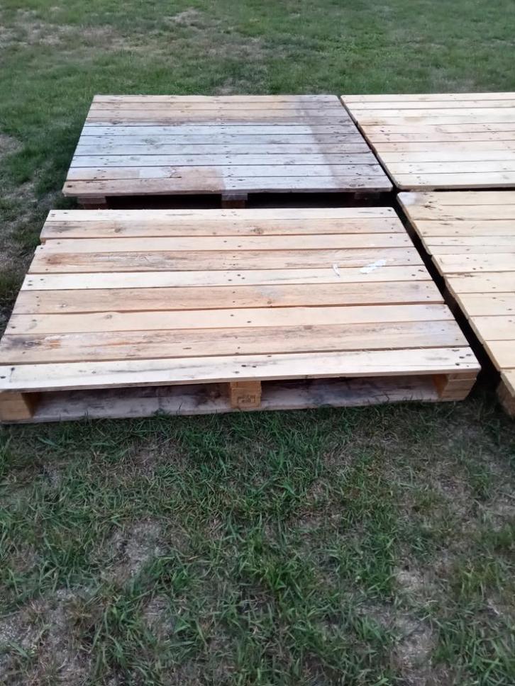 Dichte palletten, gesloten palletten, Doe-het-zelf en Bouw, Hout en Planken, Zo goed als nieuw, Pallet, Ophalen