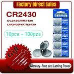 Pile bouton au lithium Li-ion CR2430 3 V V, 270 à 280 mAh, Enlèvement ou Envoi
