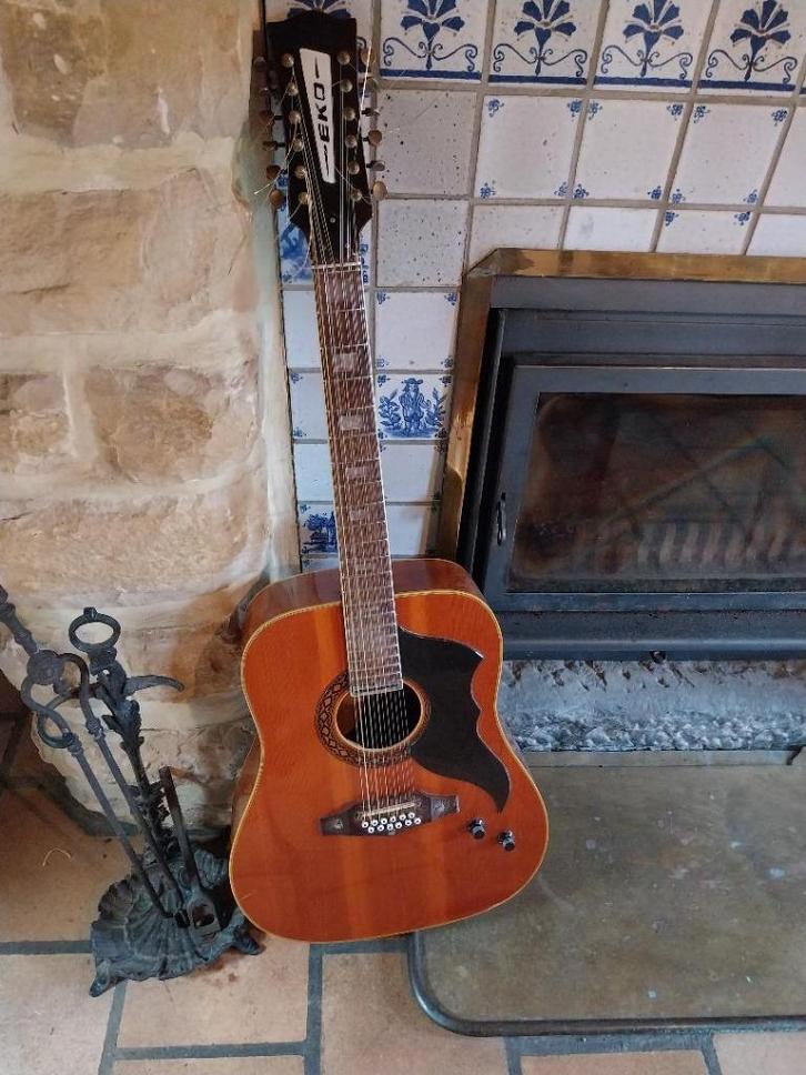 12 snarige Eko 'ranger' gitaar van de sixties, Muziek en Instrumenten, Snaarinstrumenten | Gitaren | Akoestisch, Gebruikt, Western- of Steelstringgitaar