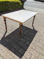 Salontafel met marmer blad, Ophalen, Minder dan 50 cm, Gebruikt, 50 tot 100 cm