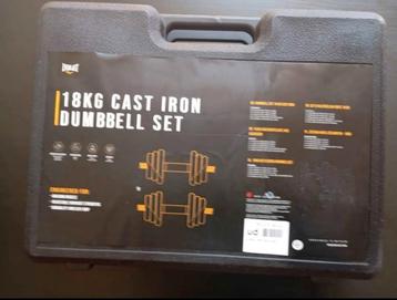 Ensemble haltères 18kg beschikbaar voor biedingen